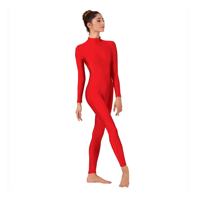 Zipper Stage Performance Clothing Leotards Sportswear