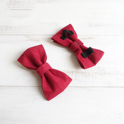 Dog collar bow