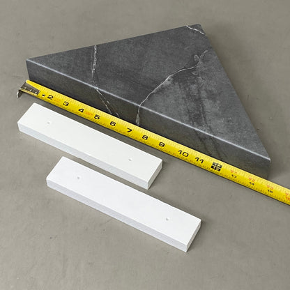PALISADE Vinyl Waterproof Shower Shelf 7.12"x14.56"x2" Grey 53718