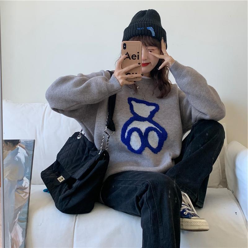 Women's Loose Velvet Thickened Sweater