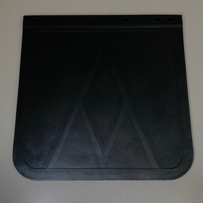 UNITED PACIFIC (2 PACK) Heavy Duty Rubber Mud 24"W x 24"L 3/8"Thick Black 10606B