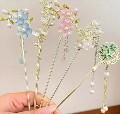Dress Accessories Hairpin Headwear Antique Style Plate Hairpin
