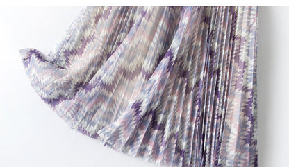Fashion Patchwork Mesh Skirt For Women