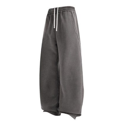 New Trendy Brand Brushed Washed Long Pants