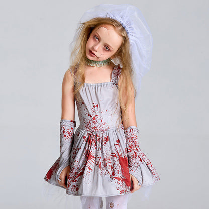 Halloween Costume Children's Gray Pettiskirt