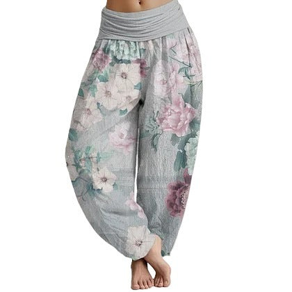 Women's Cotton Direct-print Springsummer Trousers
