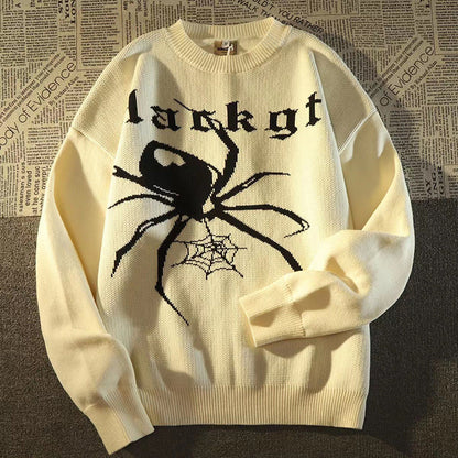 American High Street Vintage Spider Knitted Sweater