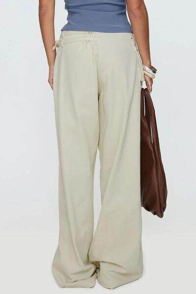 Stylish Wide Leg Jeans with Pockets for Everyday Wear