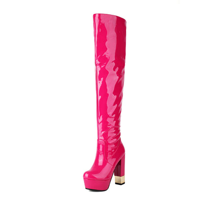 European And American-style Ultra-high-heeled Booties