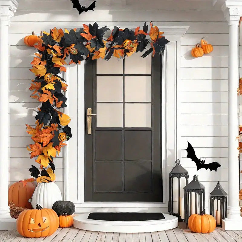 Artificial Halloween Pumpkin Vine Party Decorations