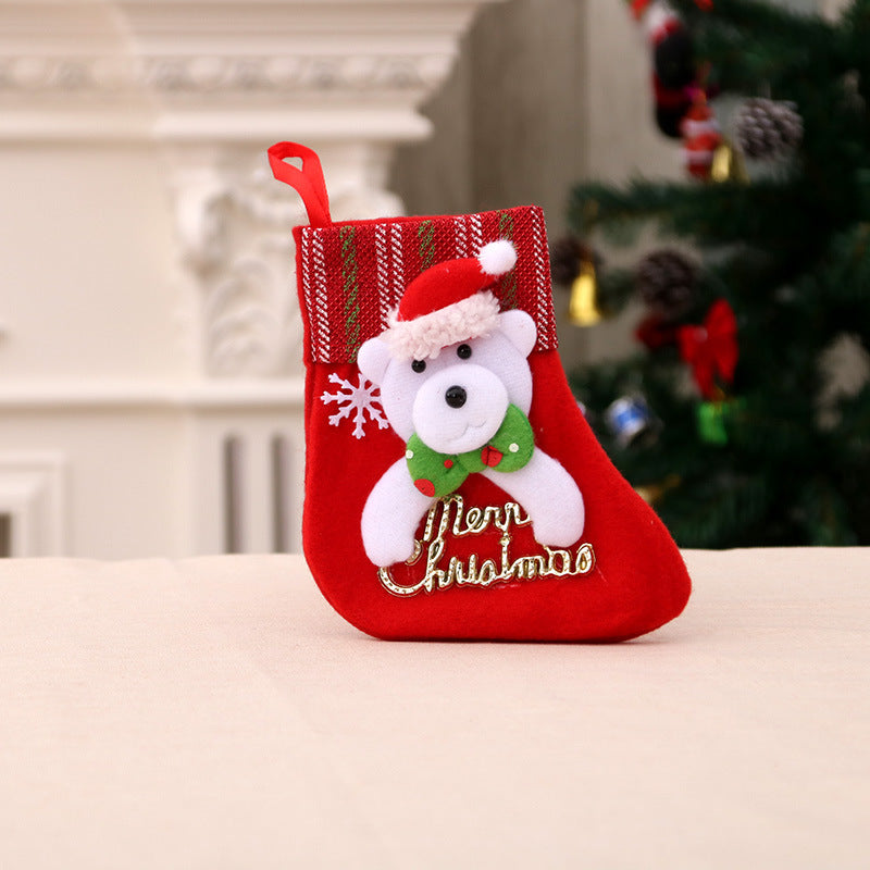 Santa Claus Socks Christmas Tree Pendant