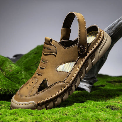 New Plus Size Closed Toe Sandals For Men