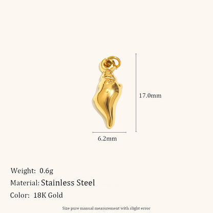 Hippopotamus Bow-tie Pendant Stainless Steel Creative Accessory