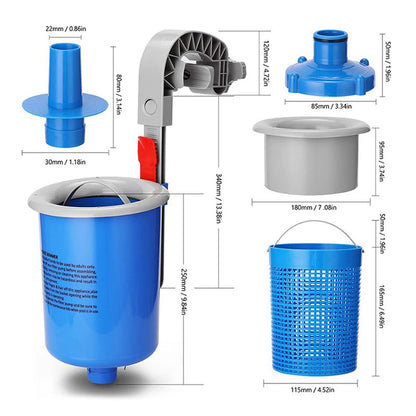 Pool float, clean and shiny product, corrosion-resistant, pool accessories.