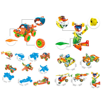 Kids Building Blocks STEM Toys for 4+ Boys Birthday Gifts Educational Autism Sensory Toy Building Set Creative Learning Games