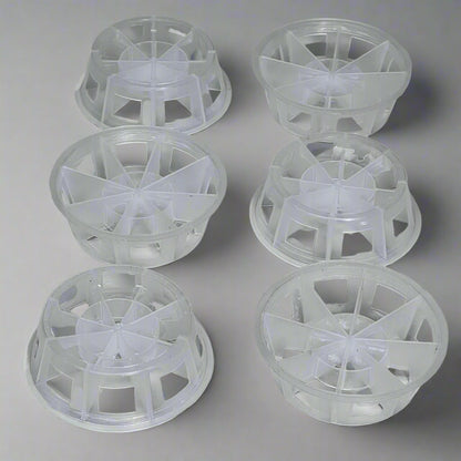 ZA@ Pallet of 2A Insulated Runner Plastic Random Packing Cascade Ring Sz 3" D X 1" H White