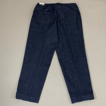 MULTIPLES Ankle Pants Petite Women's Sz 10P Denim M2623P