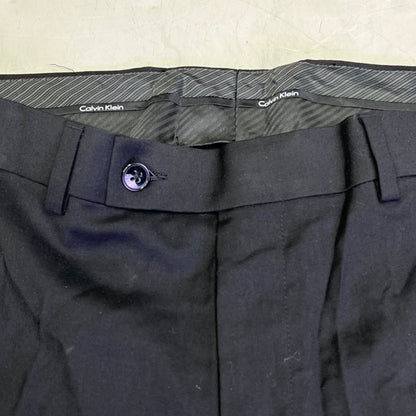 CALVIN KLEIN Slim Fit Slack Dress Pants Men's Sz 36W X 30L Black JMROPJJX0001