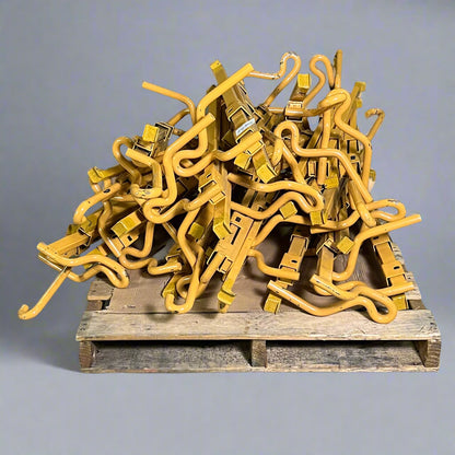 JAXON (Pallet of 24Pcs) Telescoping Uncoupling Levers Sz 39"-55" L Yellow