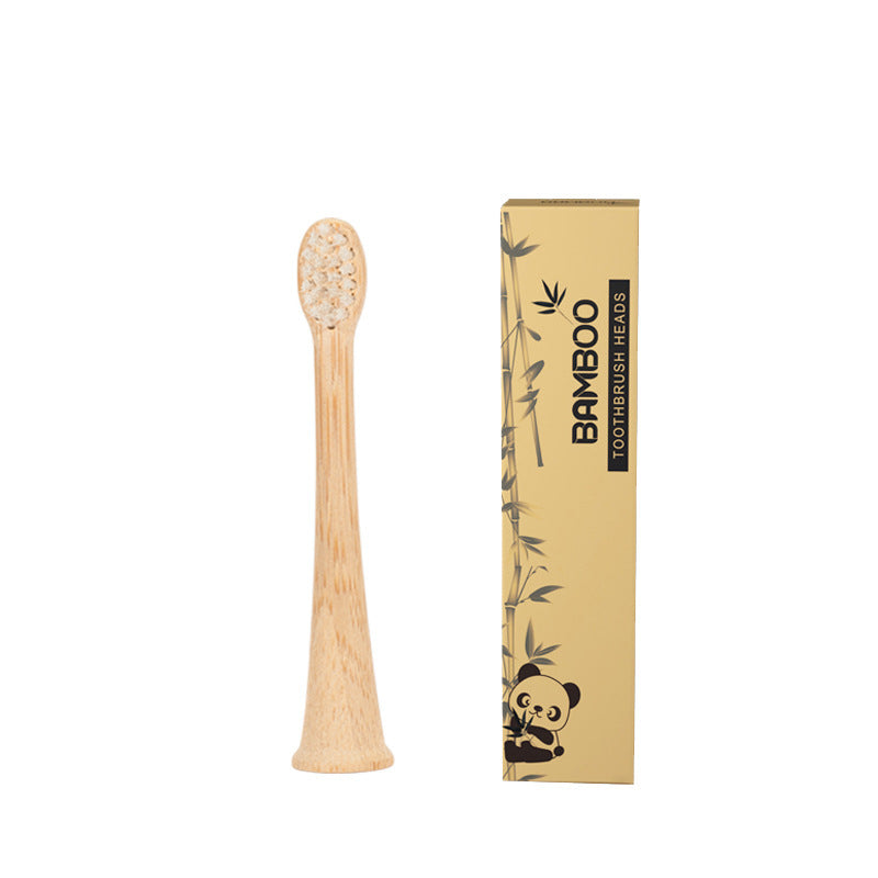 Children's bamboo toothbrush head compatible with Feili Neutral Pu 3/6/9 series toothbrush head