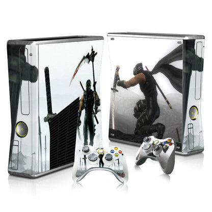 Xbox 360 Slim Full Body Color Membrane Stickers with Scratch-Resistant Protection