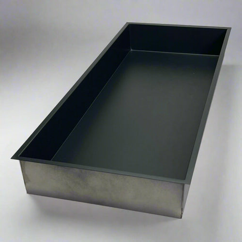 SAMUEL MUELLER Recessed Horizontal Shower Storage Pod Sz 34.5", Matte Black