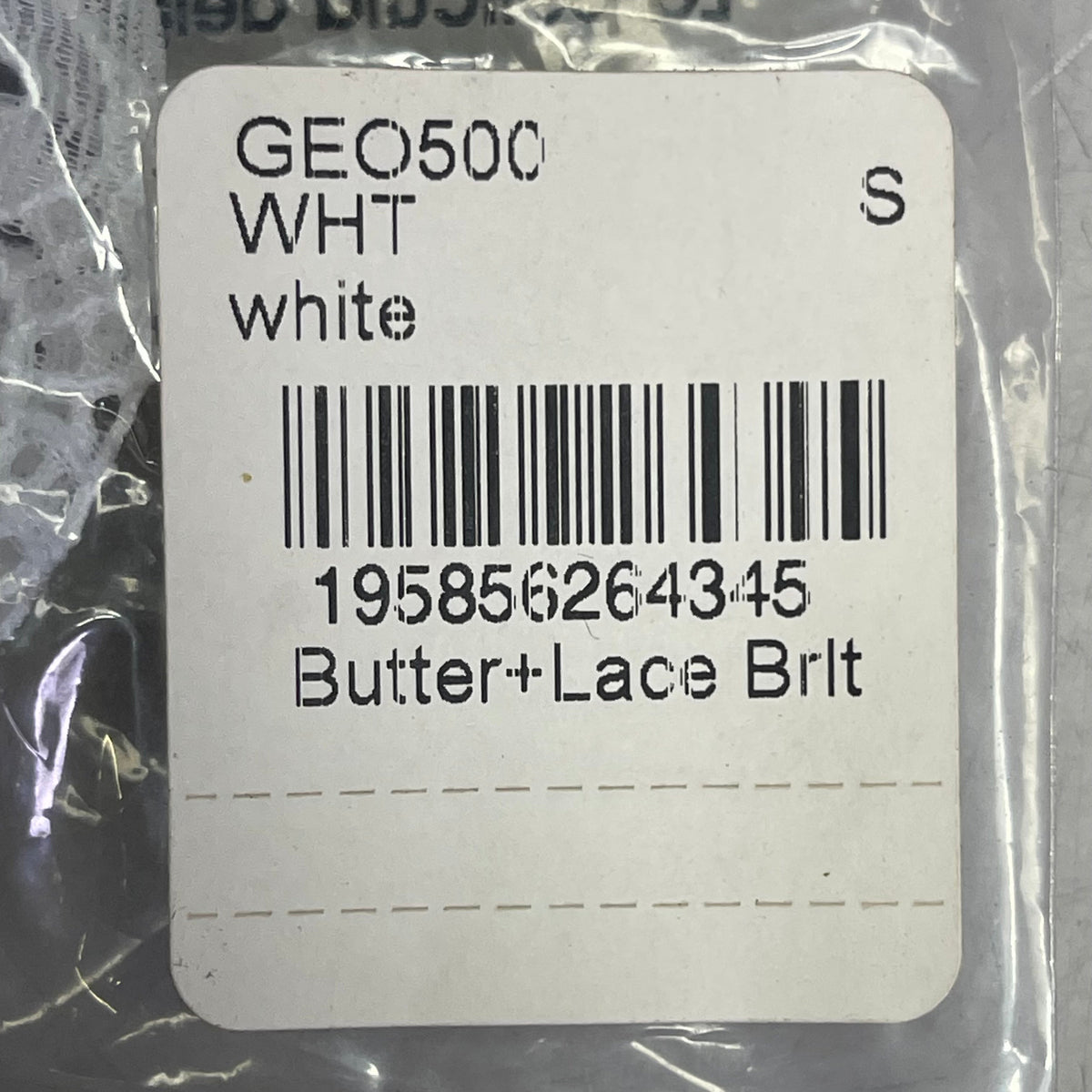 COMMANDO Butter + Lace Bralette Small White GEO500WHT