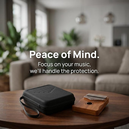 Thickened 17-Key Kalimba Case, Thumb Piano Bag, Shockproof Waterproof Storage Bag