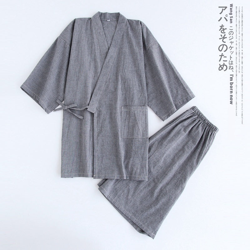 Japanese Men's Kimono Pajamas Shorts