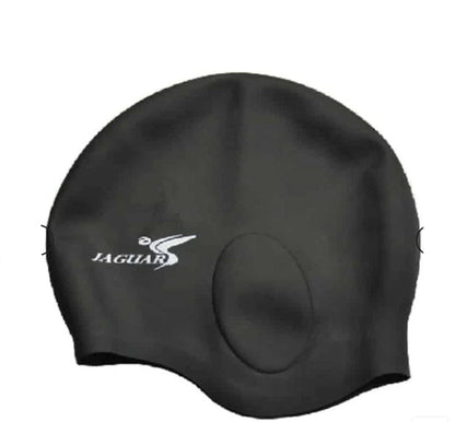 Fashion Pure Silicone Ear-protecting Swimming Cap