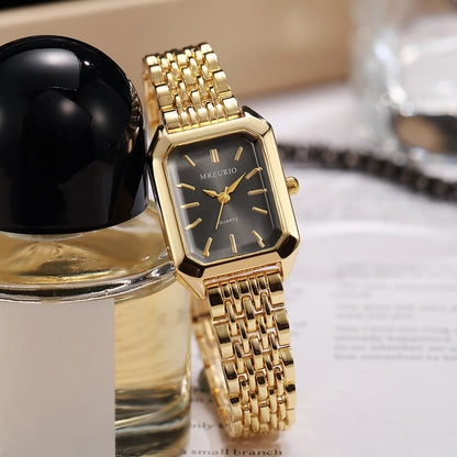 Square Ladies' Steel-band Watch