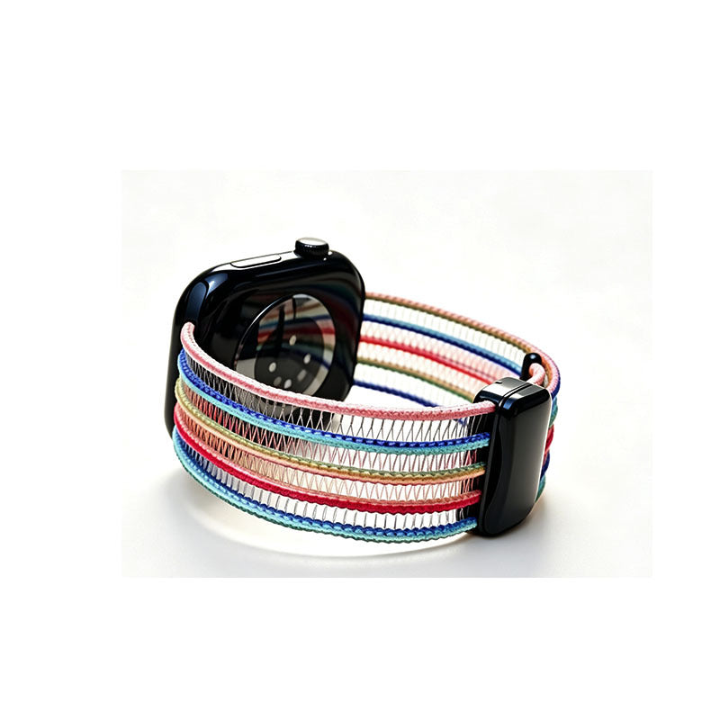 Nylon Magnetic Watch Strap Compatible With Select Smartwatches