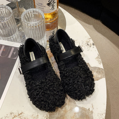 Round Head Low-cut Gommino Pumps Women