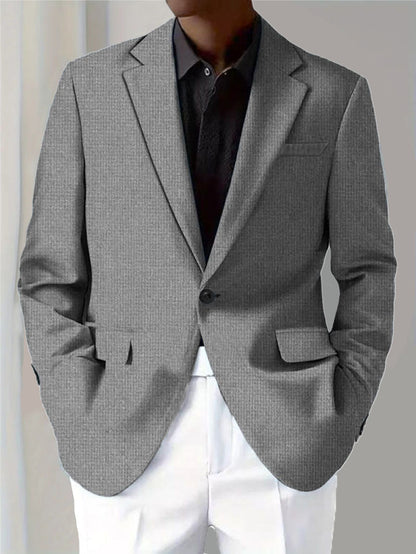 Mens Spring New Arrival Top Commuter Casual Blazer Mens Plus-Size British-style Suit For Men