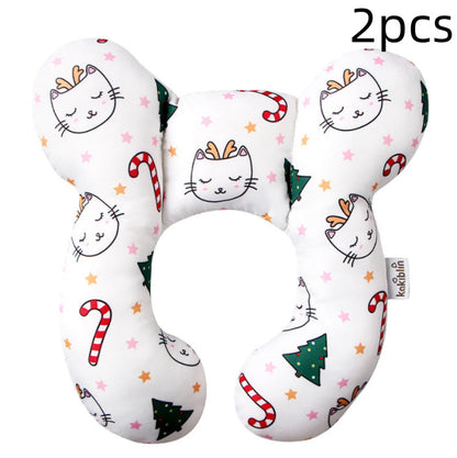 Infant Pillow  Baby Bed  U-Shaped Safety Seat  Neck Guard  Fixed Stereotyped Stroller Pillow