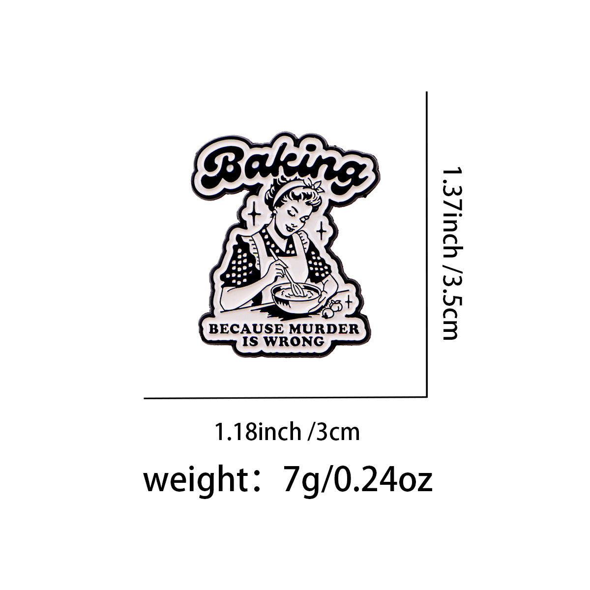 Different-letter English Brooch Alloy Badge