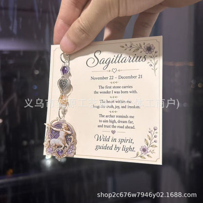 Trendy Cute And Practical Twelve-zodiac-keychain