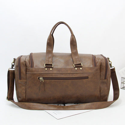 Mens Large-Capacity Vintage Duffel Gym Bag