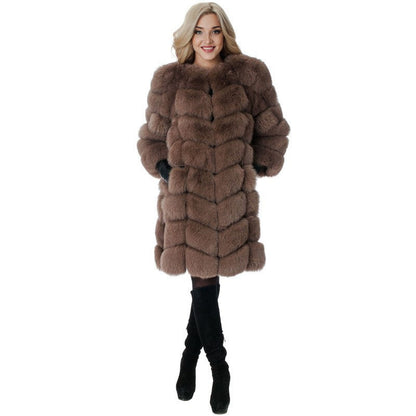 Thick Warm Fur Coat For Women