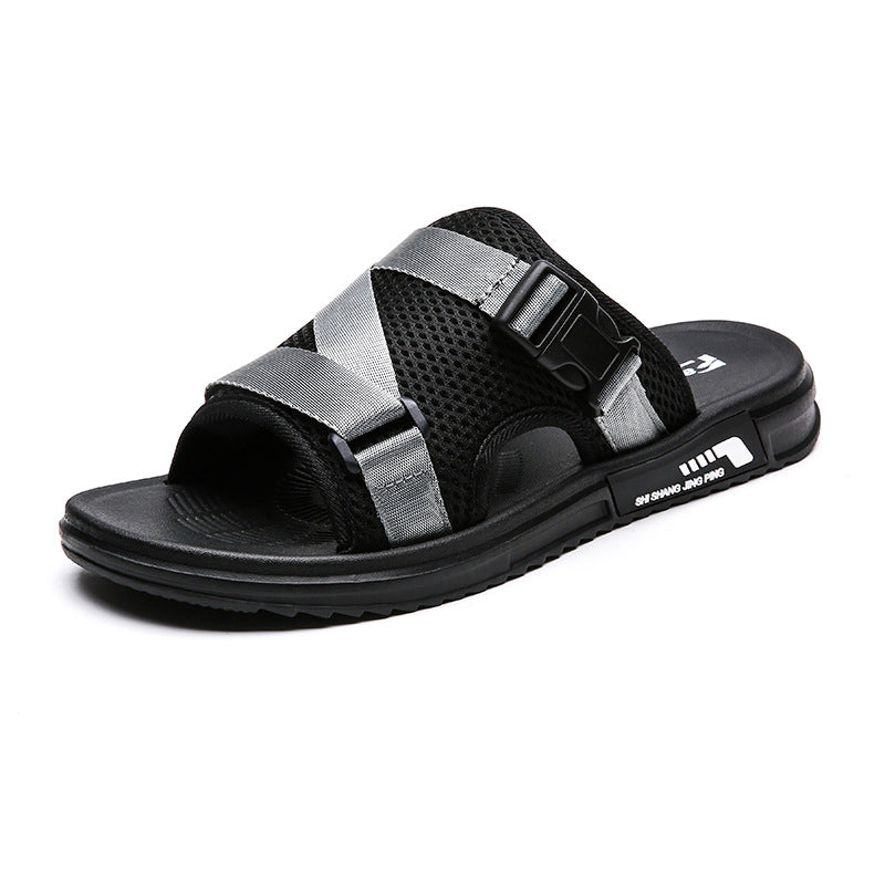 Men's Flip Flops Fashion Mesh Breathable Home Slippers