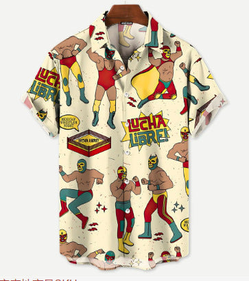 Men's 3D Printed Hawaiian Shirt Summer Vacation