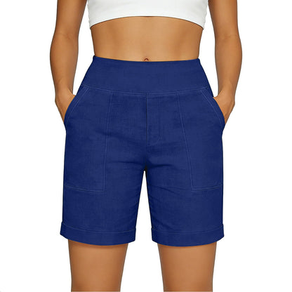 Womens Loose-fitting Breathable Straight-leg Lounge Pants