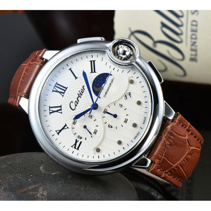 New Mens Business Watch With A Rubber Strap