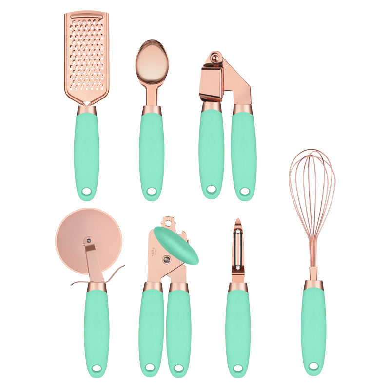 Copper Plating Kitchen Peeler Set