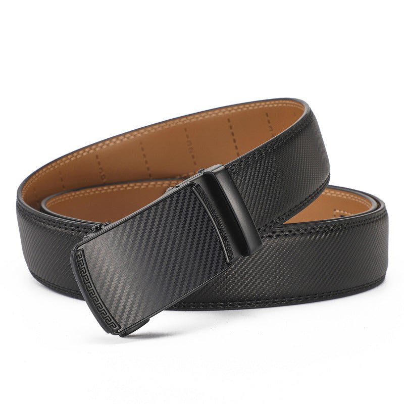 Automatic Buckle Leisure Business Belt Cowhide Belt