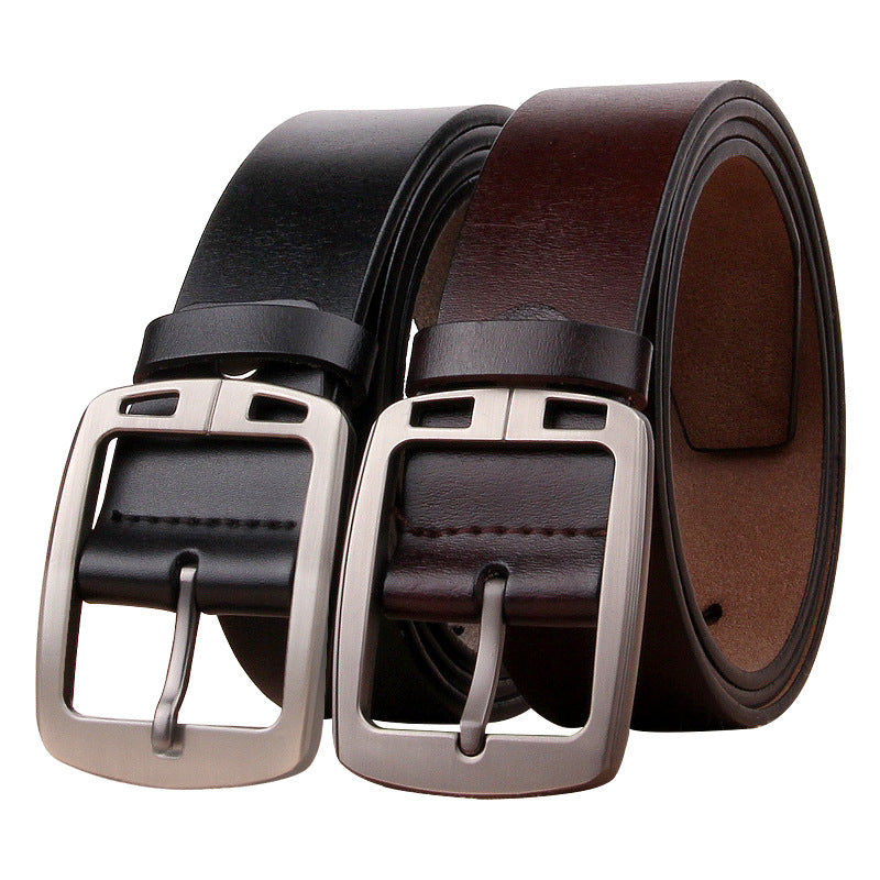 Cowhide Young And Middle-aged Retro Men's Belt