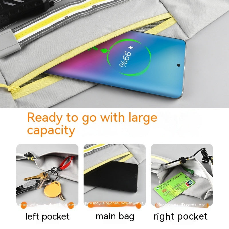 Night Run Phone Bag: Reflective, Spacious, Essential