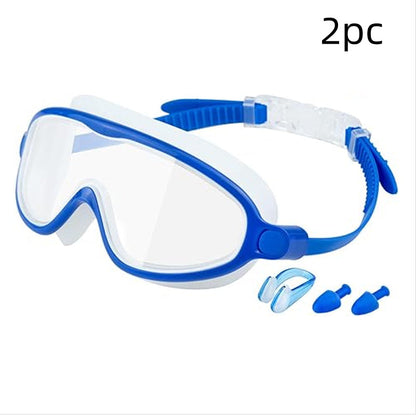Children's Swimming Goggles HD Waterproof Anti-fog Large Frame Swimming Goggles