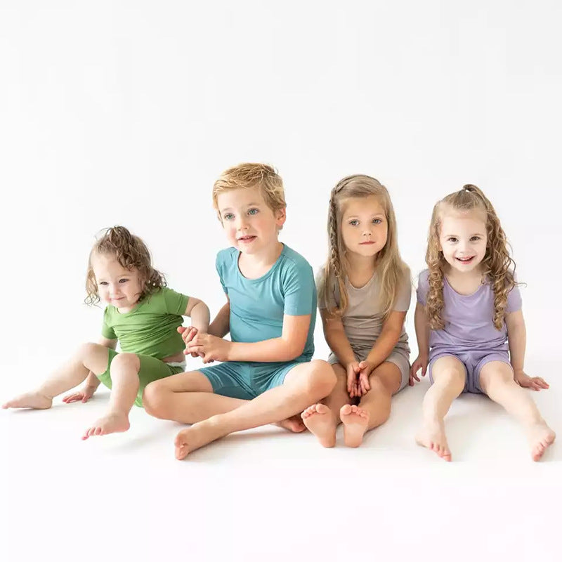 New Summer Bamboo Fiber Children Suit