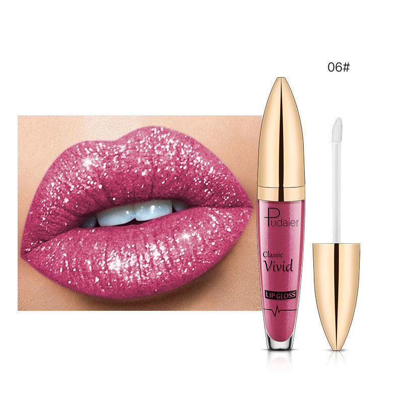Pudaier Glitter Flip Matte Lip Gloss